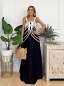 Vestido Pasamaneria Negro